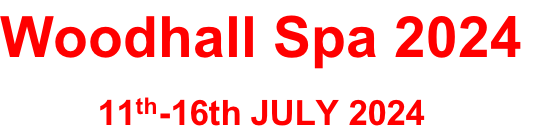 Woodhall Spa 2024
11th-16th JULY 2024